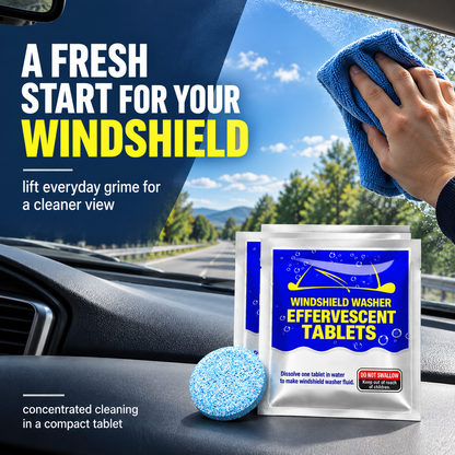 Ultra-Concentrated Car Glass Cleaner Tablets