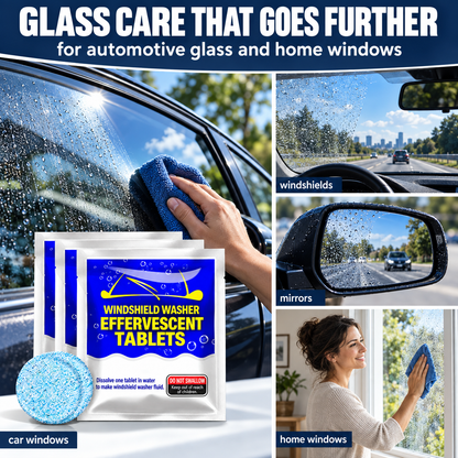 Ultra-Concentrated Car Glass Cleaner Tablets