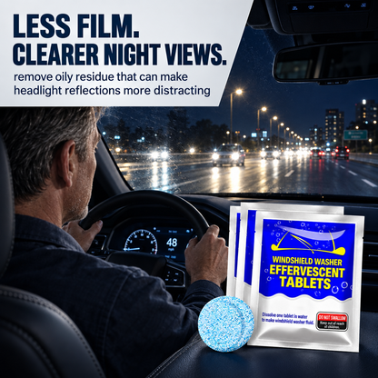 Ultra-Concentrated Car Glass Cleaner Tablets