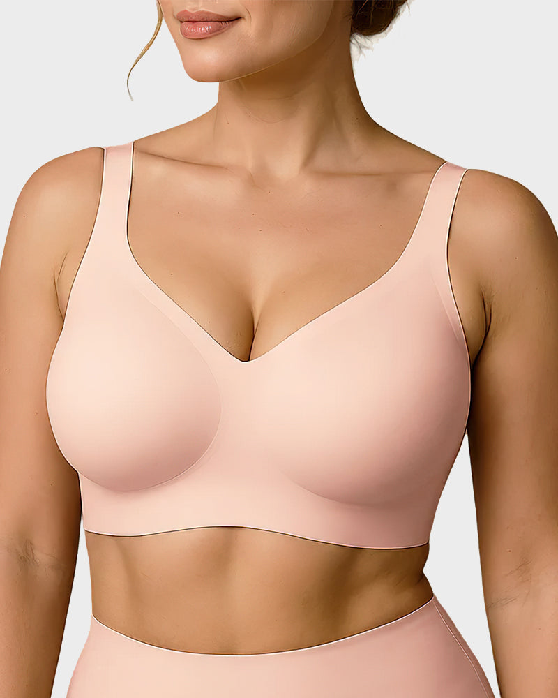 Seamless Wireless Everyday Bra – Comfy Full Coverage Fit