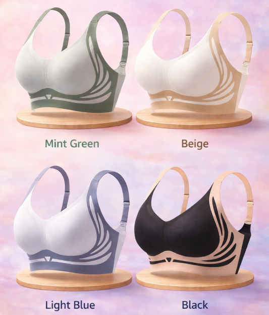 4 Pcs Lifting Anti-Sagging Wire-Free Push-up Bra