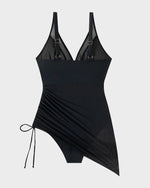 Slimming Mesh Sheer Sarong Wraps Bathing Suit 29