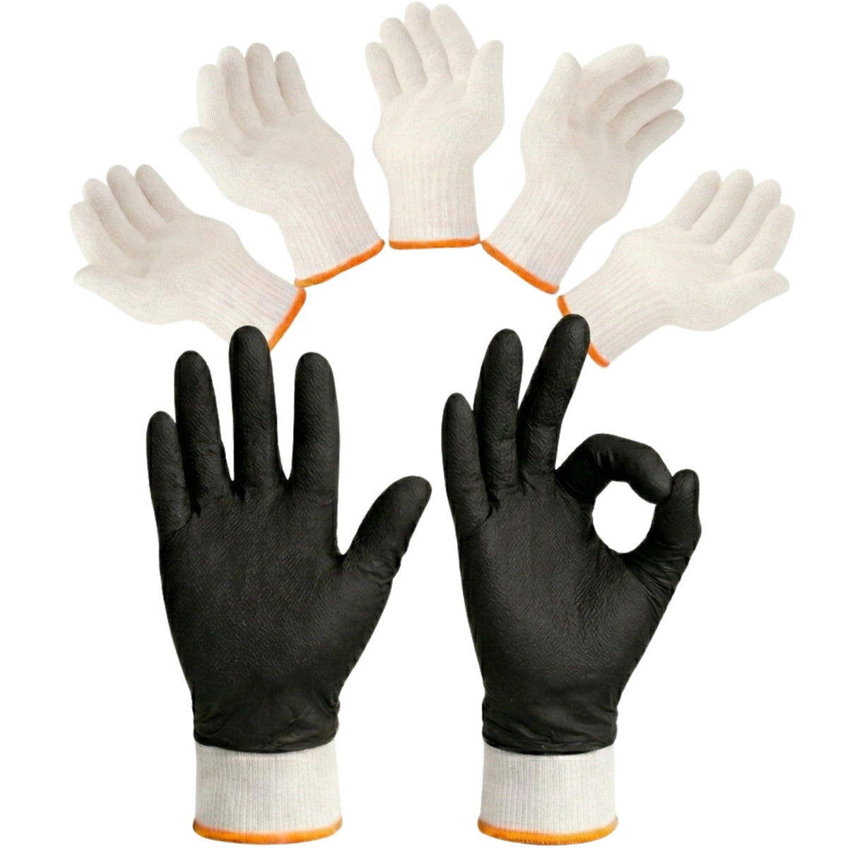 Disposable BBQ Gloves With Heat Protection Liners
