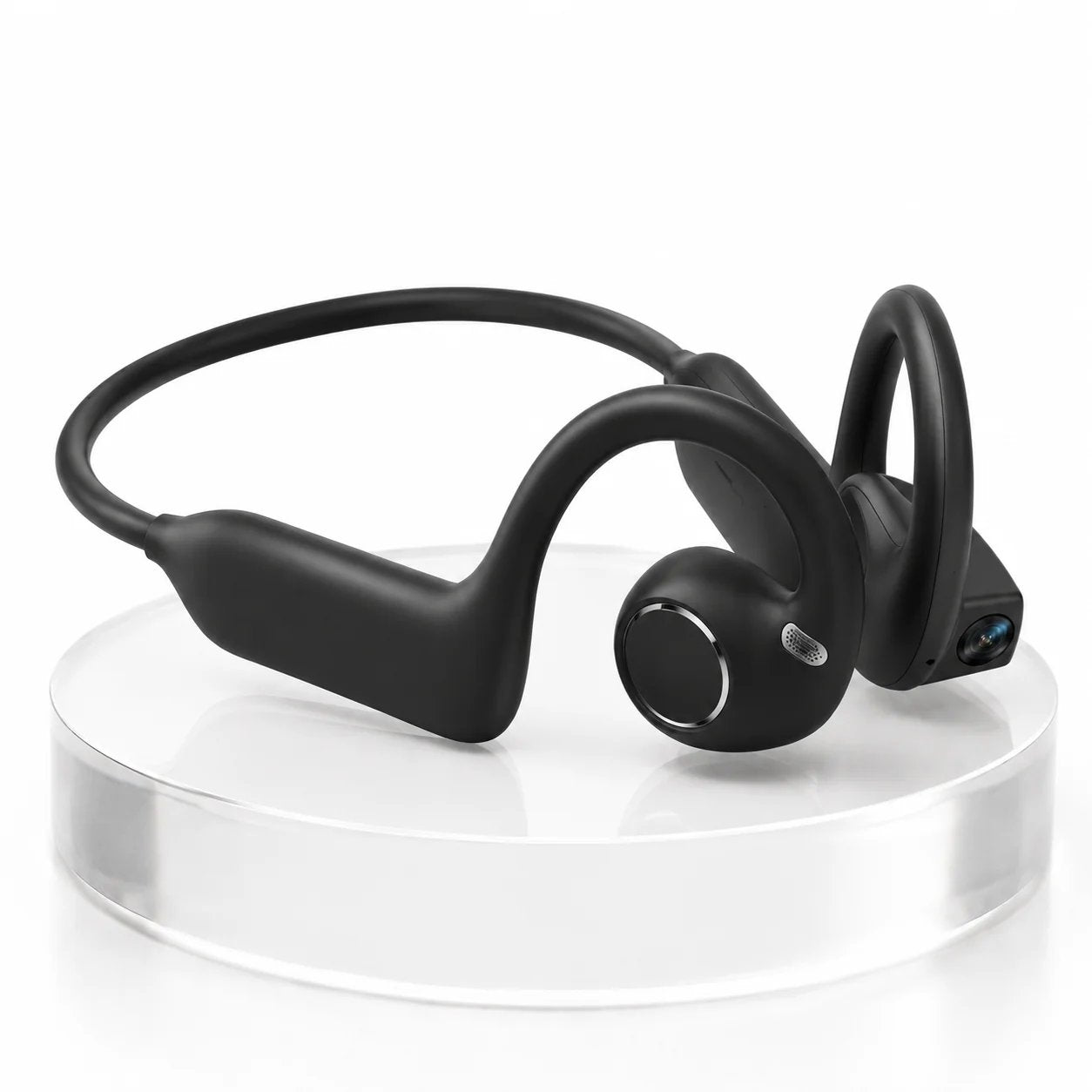 🔥🎧 8MP Smart Camera Open-Ear Headset – POV Video, Calls & AI Assistance 🎥⛺