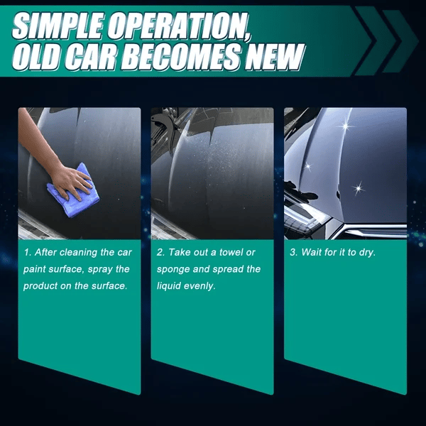 ✨Over 24,000 Sold! 🚗 3‑in‑1 ceramic coating spray,clean, polish, and protect in one step.🛡️