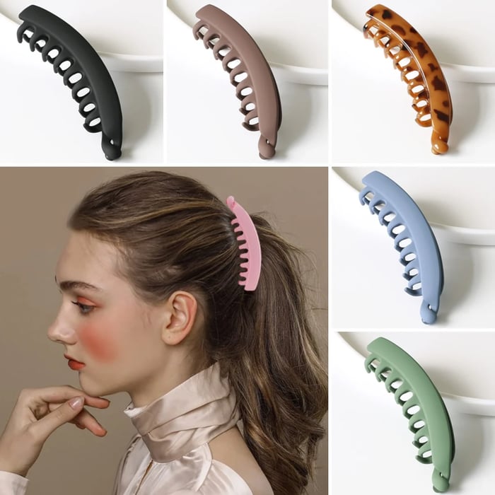 💇 Non-slip banana clip for hair