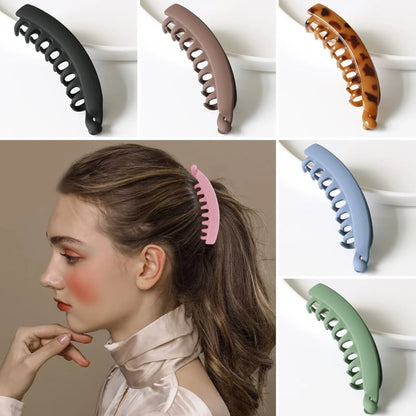 💇 Non-slip banana clip for hair