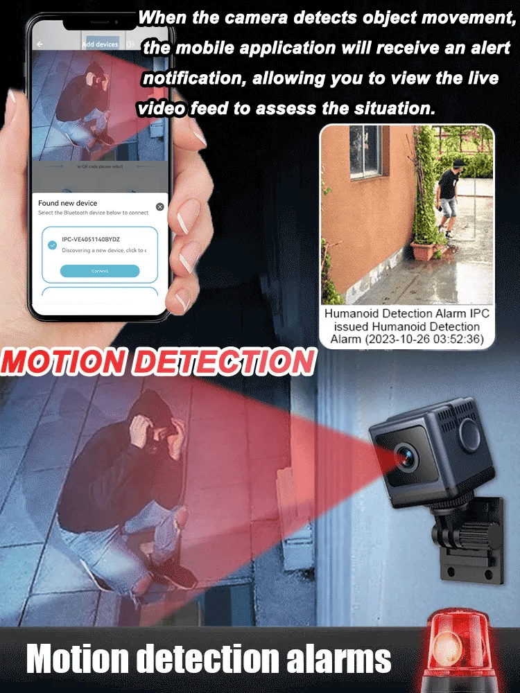 📶 Smart WiFi Security Camera – 1080P HD, 🌙 Night Vision & 🚨 Motion Detection