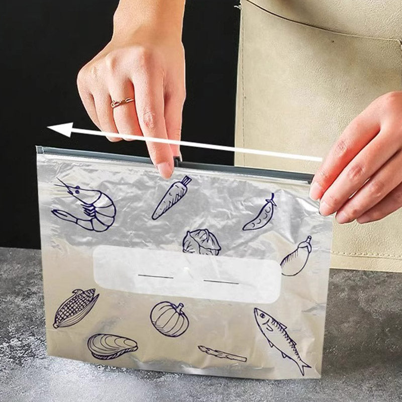 🔥Global bestseller🍗Reusable Aluminum Foil Sealable Storage Bags🥦