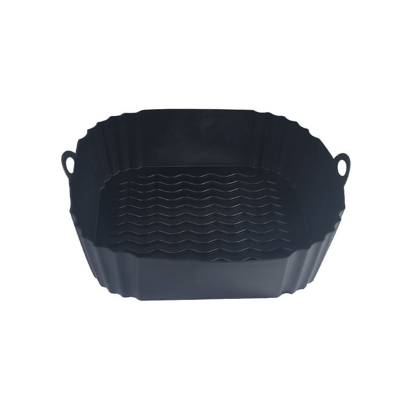 🔥High-Heat Silicone Air Fryer Baking Tray – Reusable Non-Stick Cooking Liner