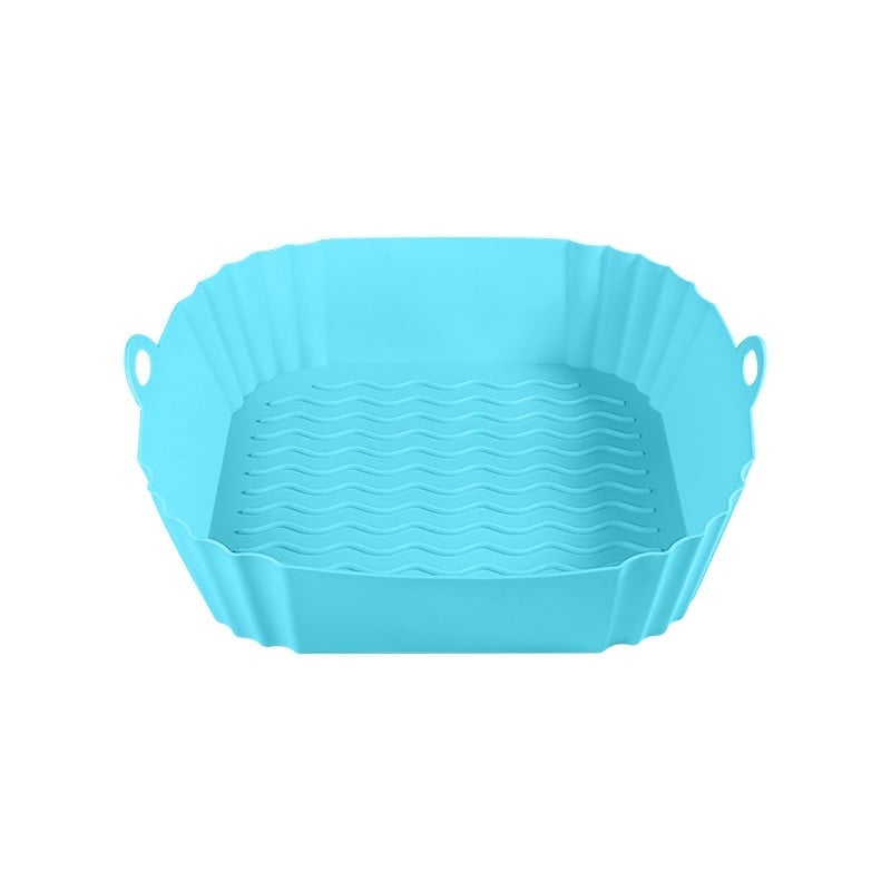 🔥High-Heat Silicone Air Fryer Baking Tray – Reusable Non-Stick Cooking Liner