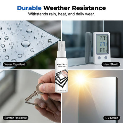 Reflective Window Spray | One-Way Mirror Privacy Shield for Home & Car
