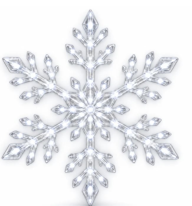❄️ 3D LED Snowflake Wall Lights – Remote Control Christmas Décor with Blue & White Glow for Cozy Indoor Holiday Nights✨
