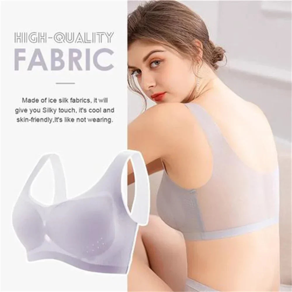Breathable - Thin Ice Silk Seamless Bra