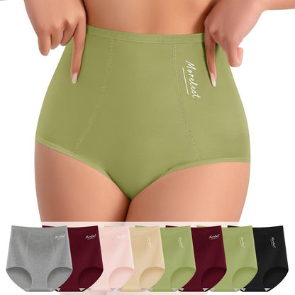 Women's High-Waisted Underwear, Breathable & Comfortable Panties（6/12）