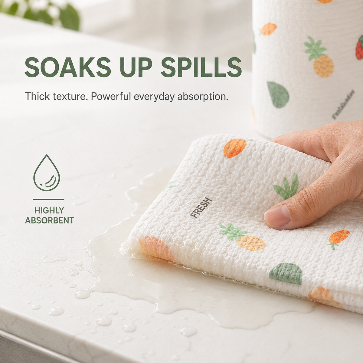 200Pcs Per Roll Reusable Cleaning Lazy Rags