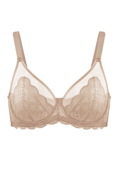 Mermaid Scales Lace Unlined Bra