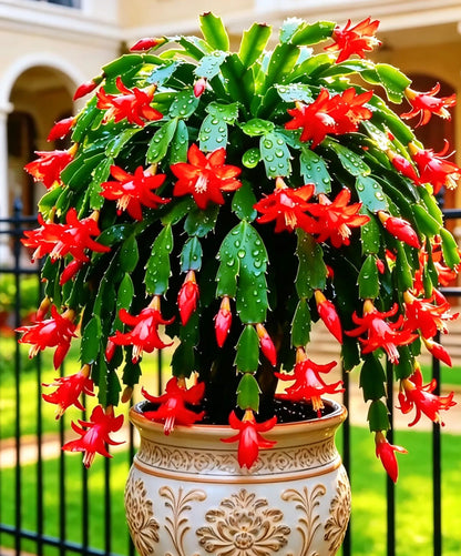 🦀Mix Colors Schlumbergera Seeds – Easy-Care Blooms in Every Shade, Even in Winter ❄️🌈