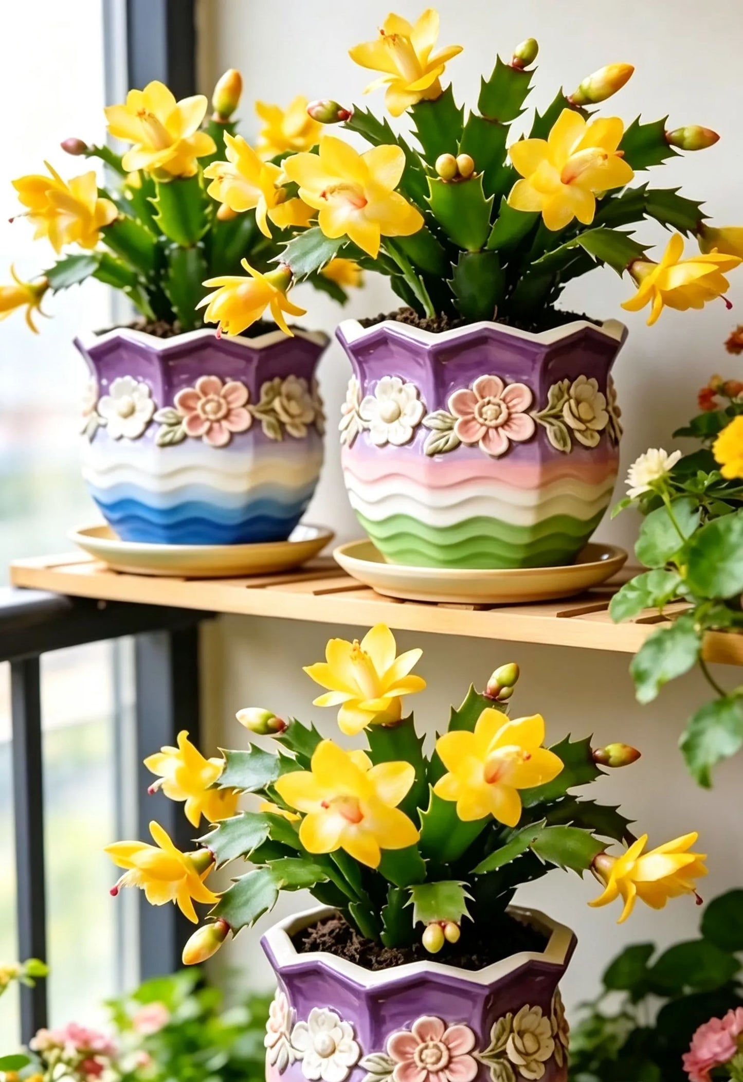 🦀Mix Colors Schlumbergera Seeds – Easy-Care Blooms in Every Shade, Even in Winter ❄️🌈