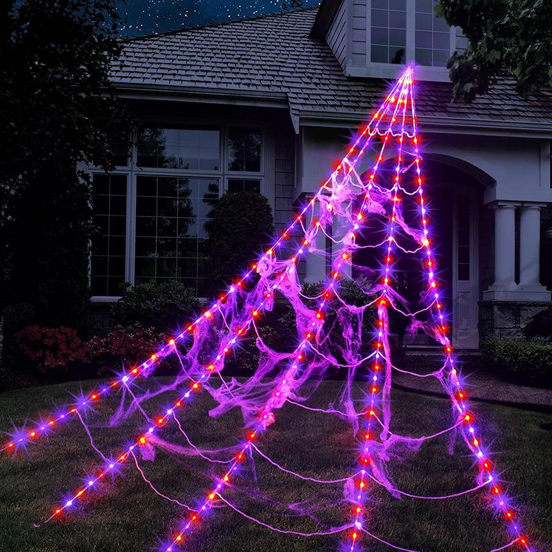 Halloween LED Spider Web