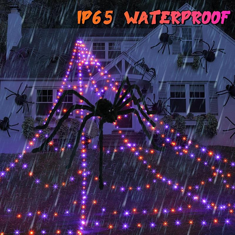 Halloween LED Spider Web
