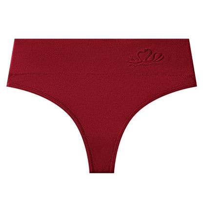 High Waist Seamless T‑Back Thongs for Women