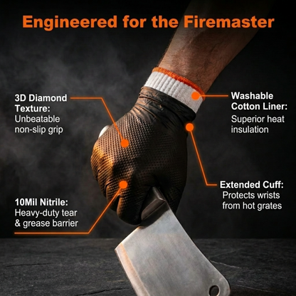 Disposable BBQ Gloves With Heat Protection Liners