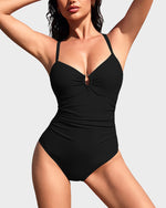 Smart Sculpt U-Ring Cut Out Shaping Swimsuit 16