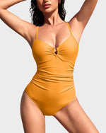 Smart Sculpt U-Ring Cut Out Shaping Swimsuit 12
