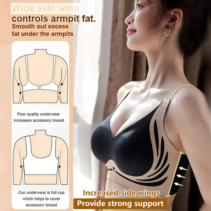 4 Pcs Lifting Anti-Sagging Wire-Free Push-up Bra