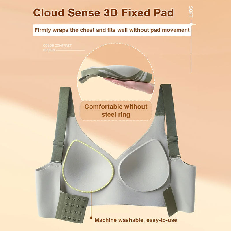 4 Pcs Lifting Anti-Sagging Wire-Free Push-up Bra