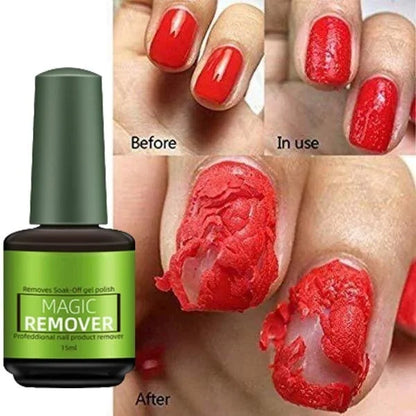 💅✨ Upgraded Magic Nail Polish Remover – Fast‑Acting, Gentle, Travel‑Ready 🌿