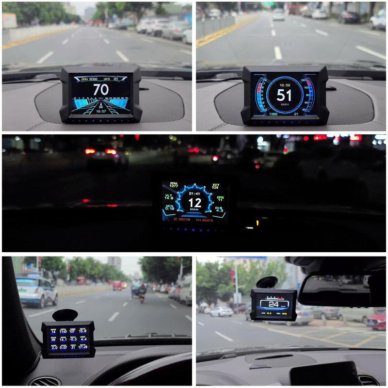 ⏰Smart Car Real-Time Monitoring Dashboard Display