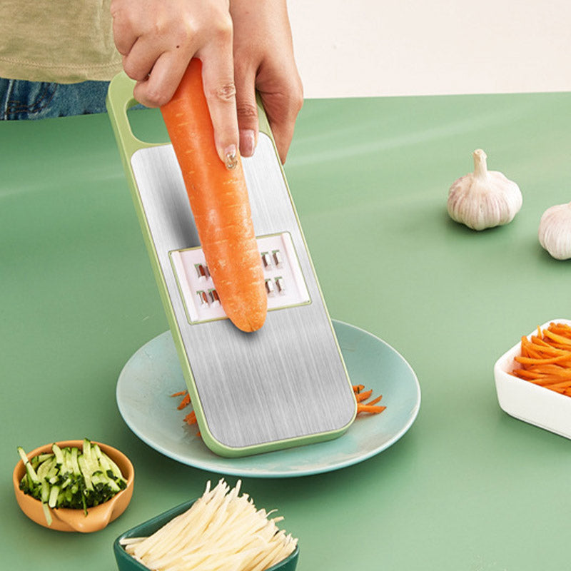 🔪 Multifunctional Vegetable Chopper with Hand Guard – 5 Blades, Non-Slip Base & Easy Chopping