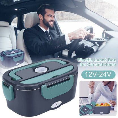 🎉 2026 SALE ! 🍱 2-in-1 Portable Electric Heating Lunch Box🔌