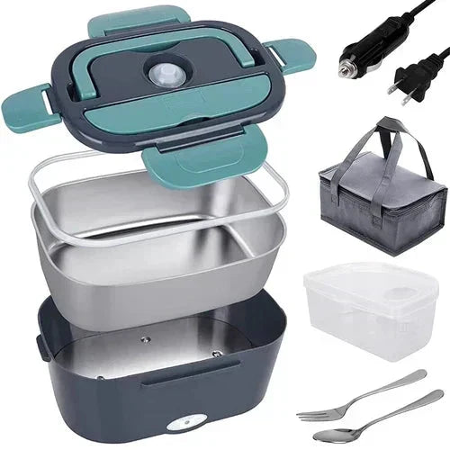 🎉 2026 SALE ! 🍱 2-in-1 Portable Electric Heating Lunch Box🔌