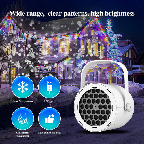 🔥Best Christmas Gift🎅16-Pattern USB Christmas Projector Light✨