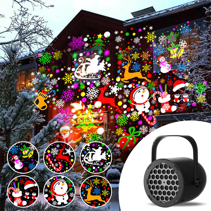 🔥Best Christmas Gift🎅16-Pattern USB Christmas Projector Light✨