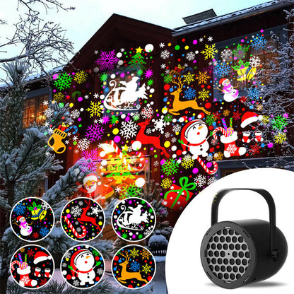 🔥Best Christmas Gift🎅16-Pattern USB Christmas Projector Light✨