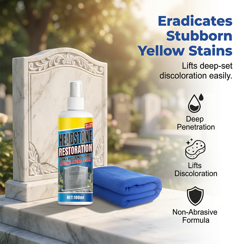Headstone & Memorial Stone Cleaner – Cleaning & Restoration Spray