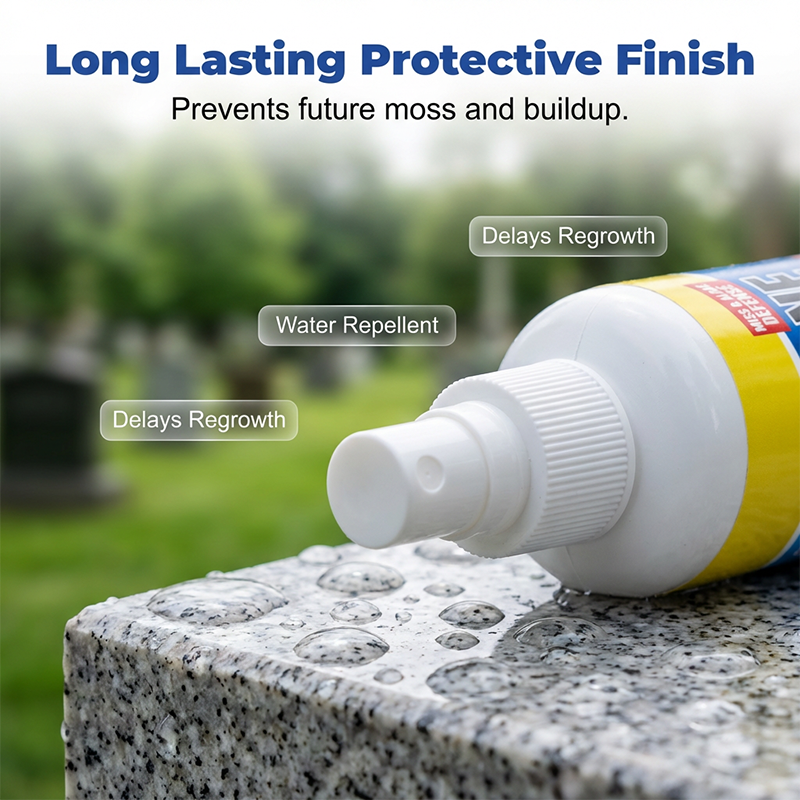 Headstone & Memorial Stone Cleaner – Cleaning & Restoration Spray