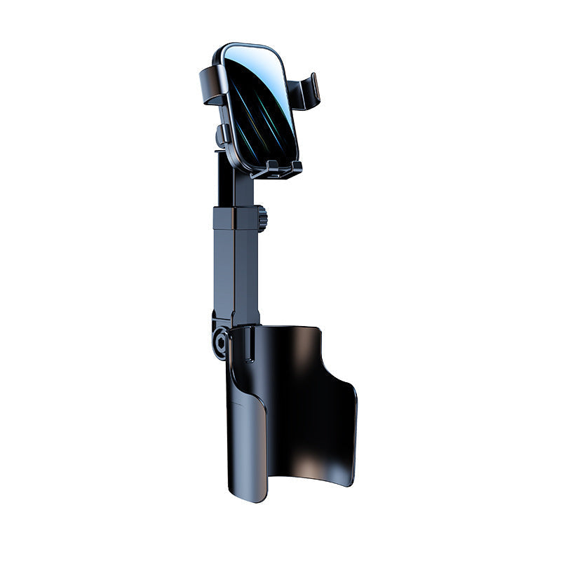 Car Cup Holder Phone Mount – 360° Adjustable, Strong N52 Magnet, One-Hand Operation