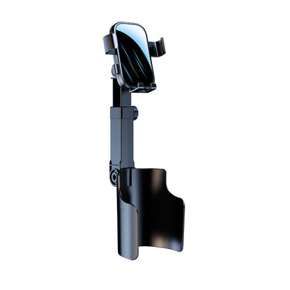 Car Cup Holder Phone Mount – 360° Adjustable, Strong N52 Magnet, One-Hand Operation