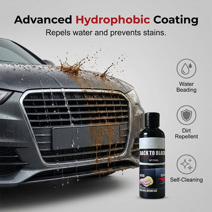 Car Plastic Restorer – Restore Faded Trim to a Rich, Dark Finish