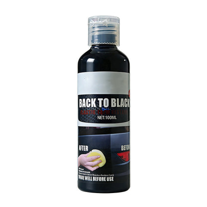 Car Plastic Restorer – Restore Faded Trim to a Rich, Dark Finish