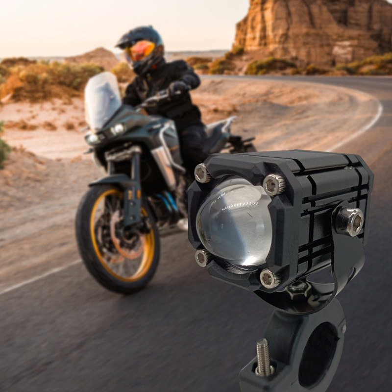 🎉🏍️ Universal Motorcycle LED Spotlights – Dual Beam & All-Weather Waterproof💡