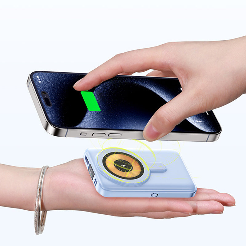🔥Magnetic Power Bank With Stand & Cable