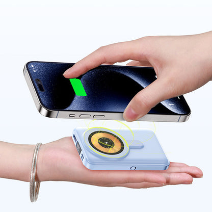 🔥Magnetic Power Bank With Stand & Cable