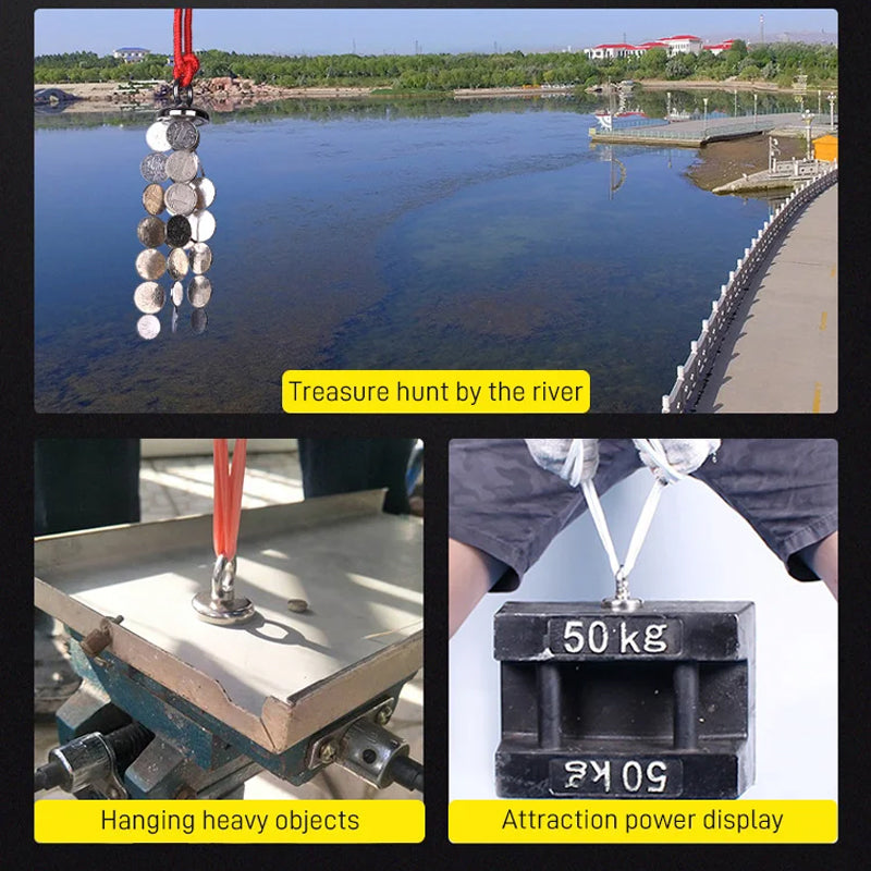 🧲 57% OFF NOW! ⚓ Deep-water Magnetic Salvage Magnet Set – Strong pull, rust-resistant & durable – Perfect for underwater treasure hunting & recovery 💰