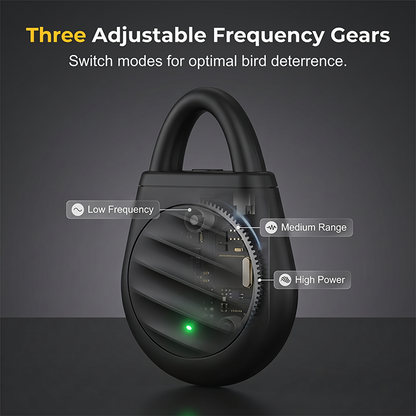 🐦 Keep Birds & Pests Away — Portable Ultrasonic Bird Repellent Keychain